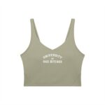 V-Neck Longline Sports Bra | University of Bad Bitches - Image 39