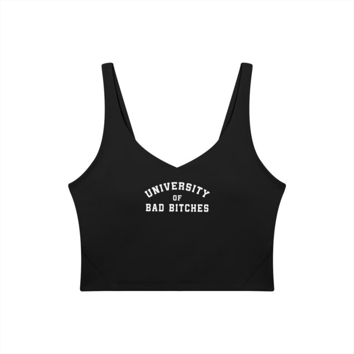 V-Neck Longline Sports Bra | University of Bad Bitches