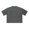 Mesh Boxy Crop T-Shirt Drop Shoulder