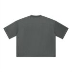 Mesh Boxy Crop T-Shirt Drop Shoulder - Image 6