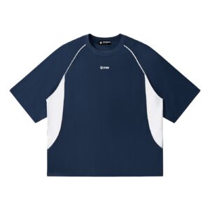 Color Block Raglan T-Shirt Loose Fit