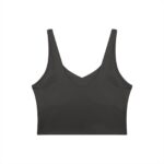 V-Neck Longline Sports Bra | University of Bad Bitches - Image 26
