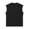 Spliced Panel Muscle Tank Top Loose Fit