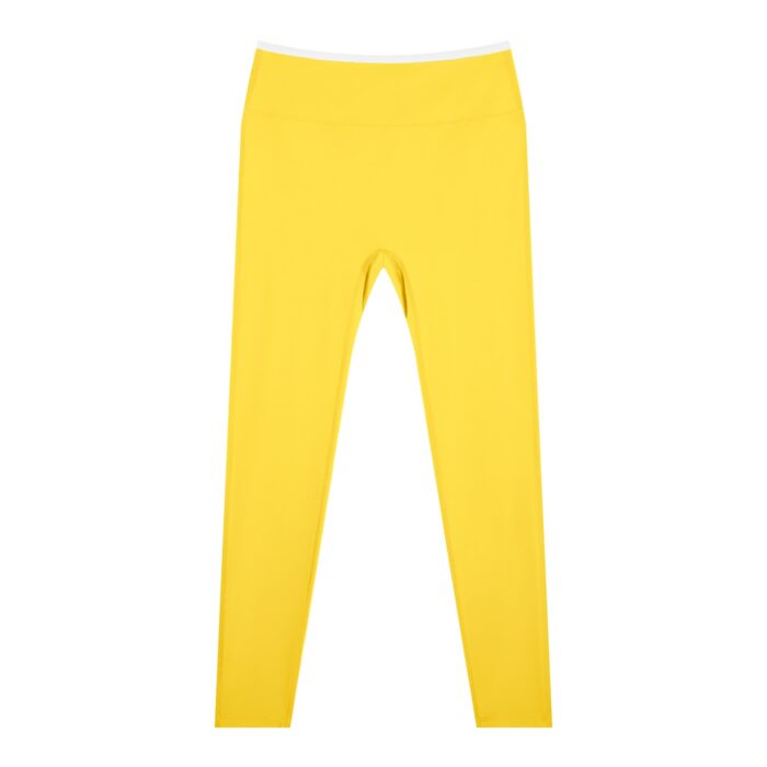 Contrast Waistband Scrunch Leggings