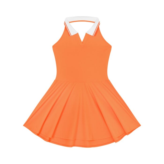 Halter Collar A-Line Tennis Dress