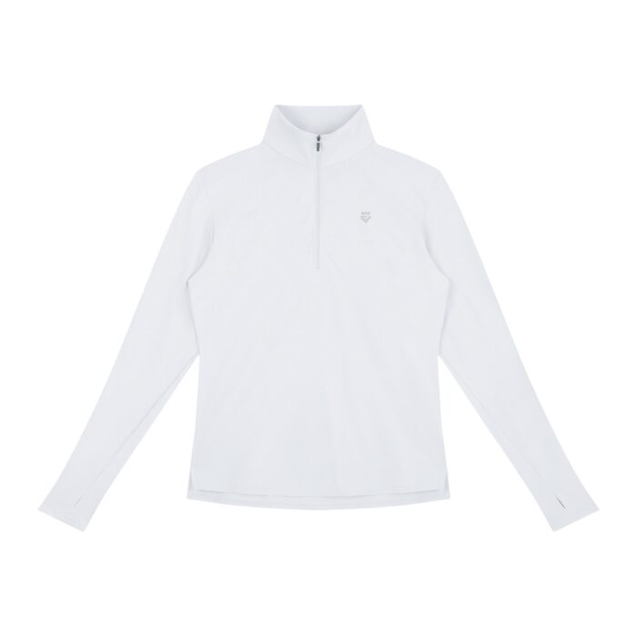 Quarter-Zip Mock Neck Pullover Long Sleeve