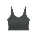 V-Neck Longline Sports Bra | University of Bad Bitches - Image 18