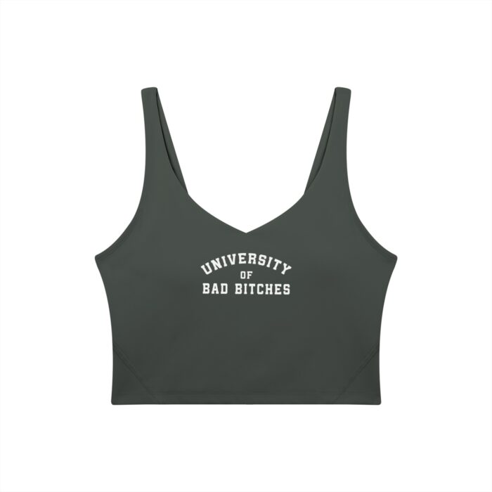 V-Neck Longline Sports Bra | University of Bad Bitches