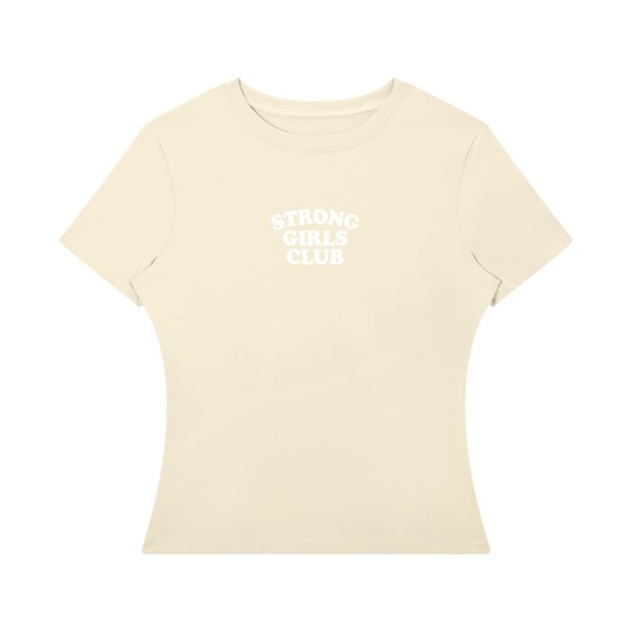 Strong Girls Club Slim Fit Performance Crop T-Shirt