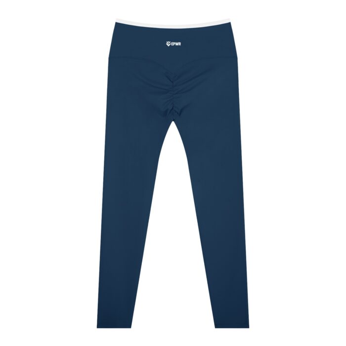 Contrast Waistband Scrunch Leggings