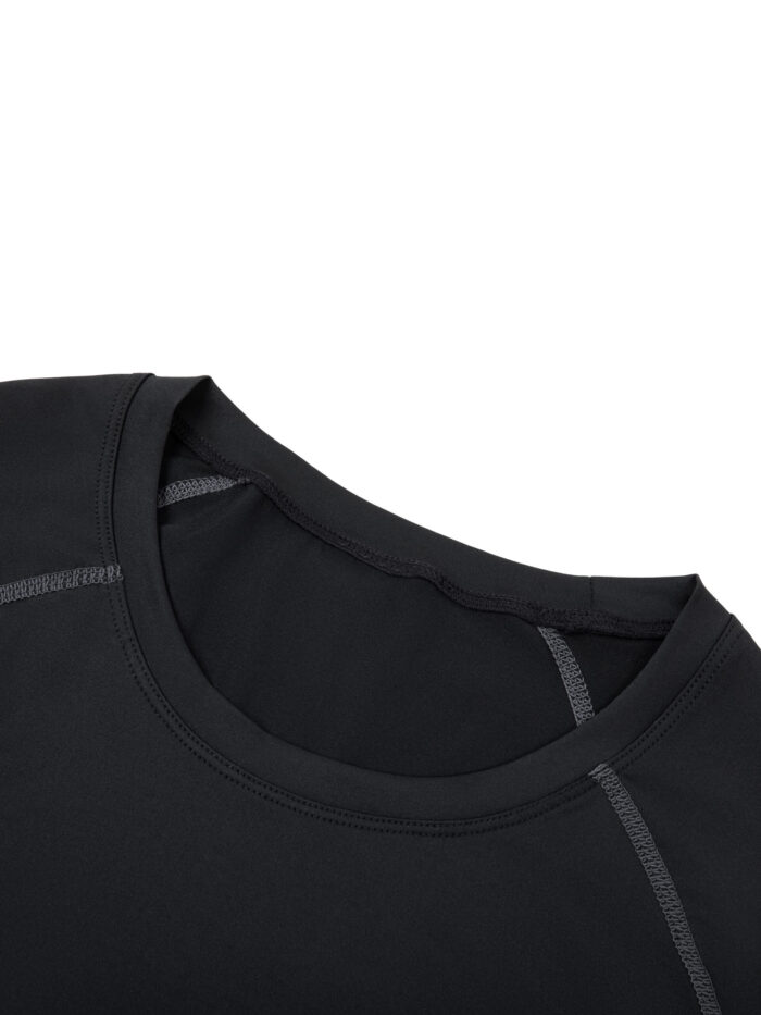 Contrast Stitch Sculpt Tee