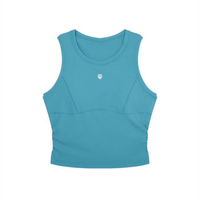 Ruched Side Crop Tank Top - Image 8