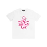 Cotton Crewneck T-Shirt | Barbell Girl - Image 3
