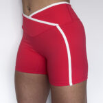 Contrast V-Waist Shorts