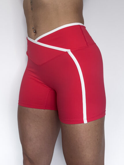Contrast V-Waist Shorts