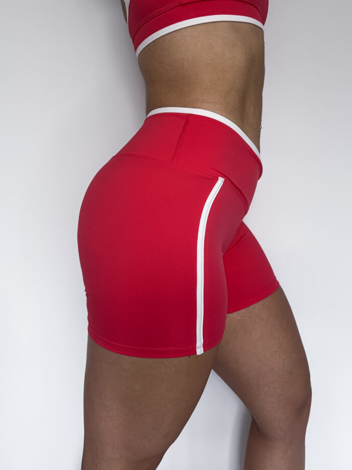 Contrast V-Waist Shorts - Image 3