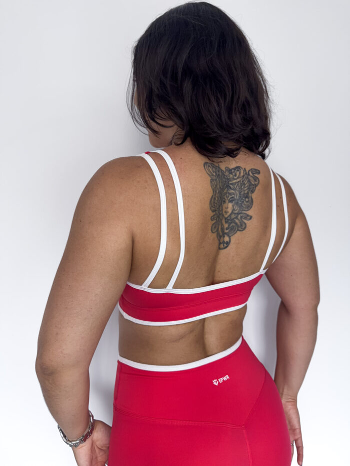 Contrast Trim Sports Bra - Image 2