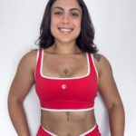 Contrast Trim Sports Bra