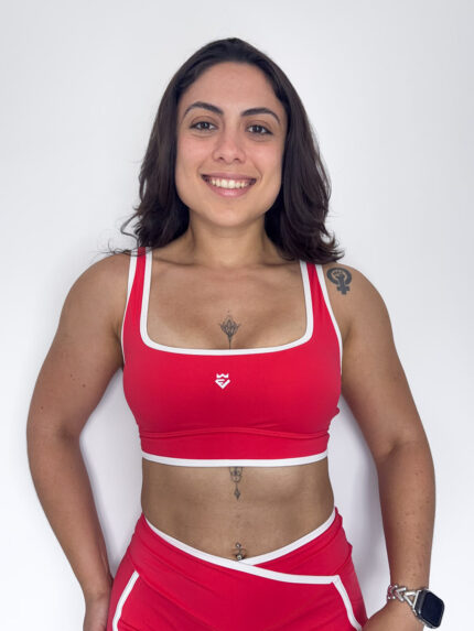 Contrast Trim Sports Bra