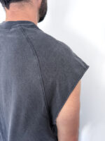 Acid Wash Oversized Tank Top No Pain No Gain - Image 5