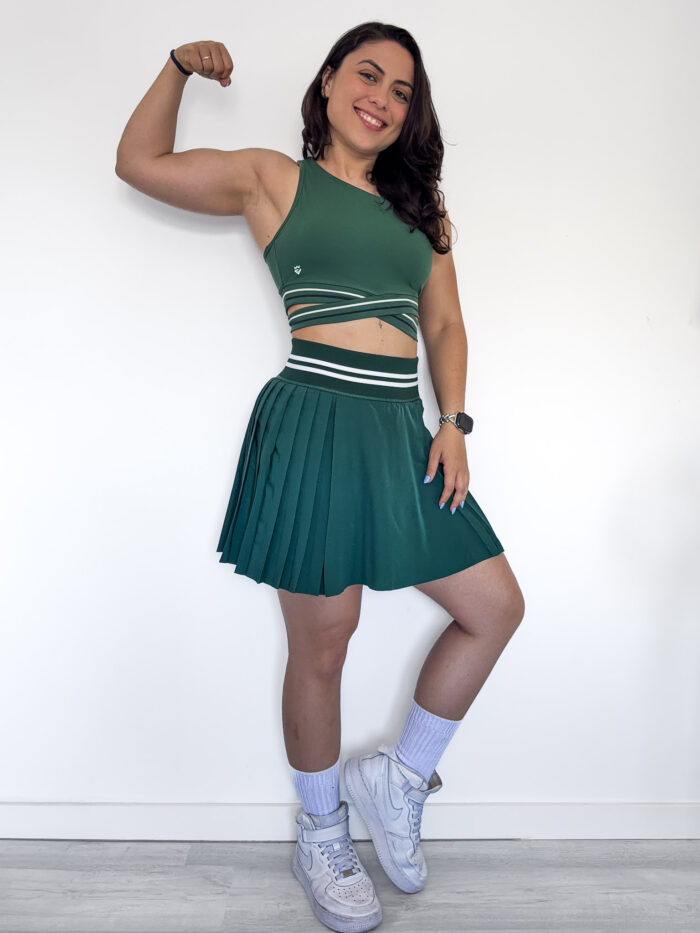 Criss Cross Waist Sports Bra - Image 6