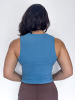Ruched Side Crop Tank Top - Image 5