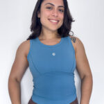 Ruched Side Crop Tank Top