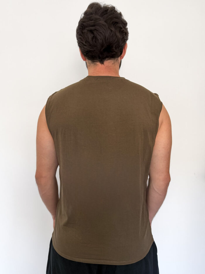 Modal Sleeveless T-Shirt Loose Fit - Image 3