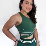 Criss Cross Waist Sports Bra
