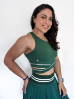 Criss Cross Waist Sports Bra