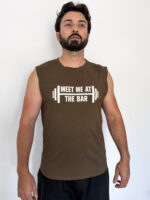 Modal Sleeveless T-Shirt Loose Fit | Meet me at the Bar