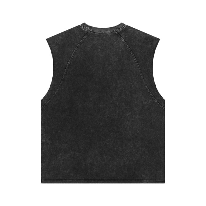 Acid Wash Oversized Tank Top No Pain No Gain