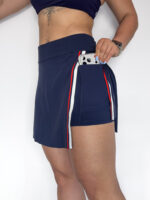 Contrast Stripe Tennis Skort - Image 4