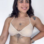 Halter Neck Sports Bra Adjustable