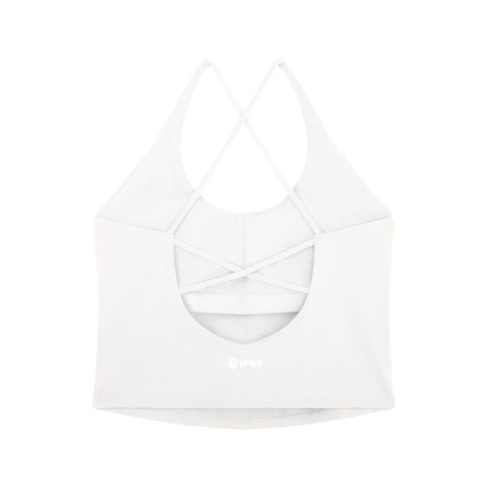 Strappy Back Crop Tank Top - Image 7