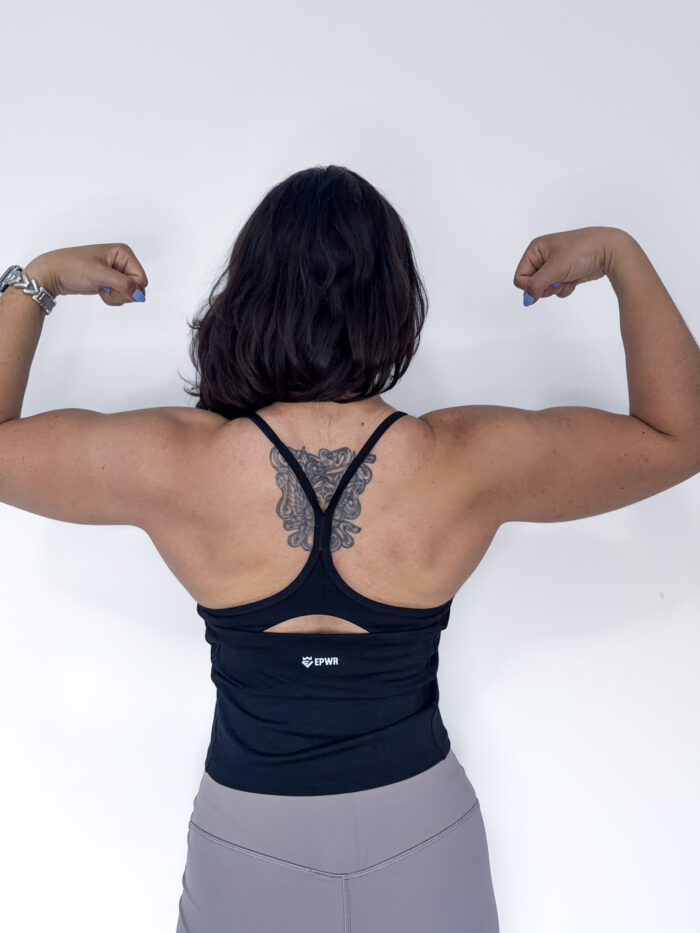 Y-Back Crop Tank Top - Image 3