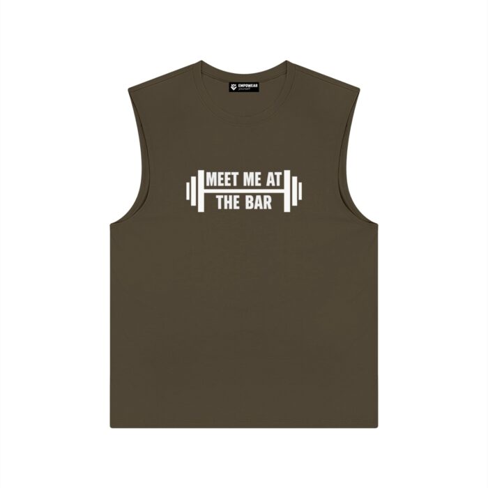 Modal Sleeveless T-Shirt Loose Fit | Meet me at the Bar
