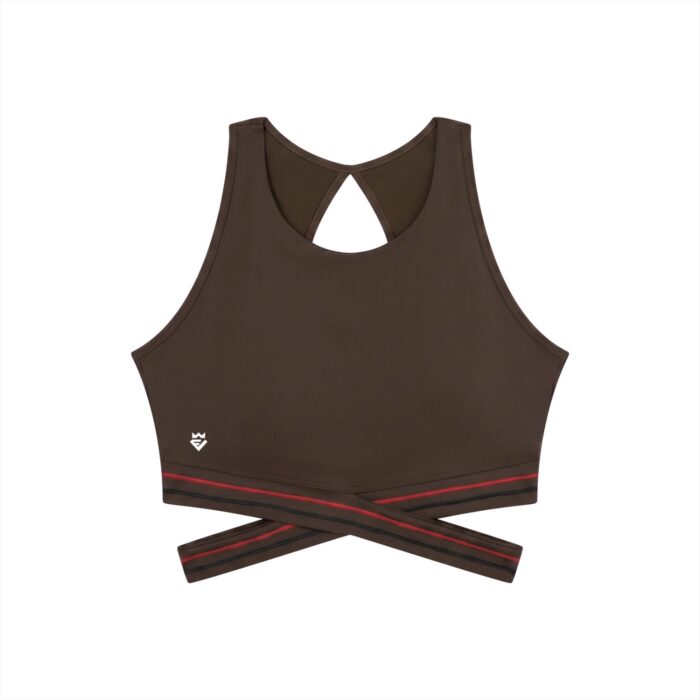 Criss Cross Waist Sports Bra - Image 13