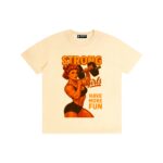 Cotton Crewneck T-Shirt | Strong Girls Have More Fun - Image 3
