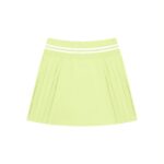 Pleated Mini Skirt Striped Waistband - Image 7