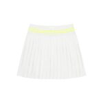 Pleated Mini Skirt Striped Waistband - Image 6