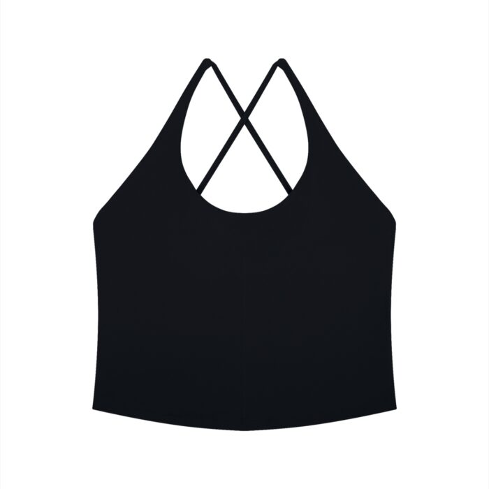Strappy Back Crop Tank Top - Image 4
