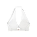 Elas Treinam | Halter-neck Top Branco - Image 2