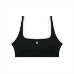 Contrast Trim Sports Bra - Image 4