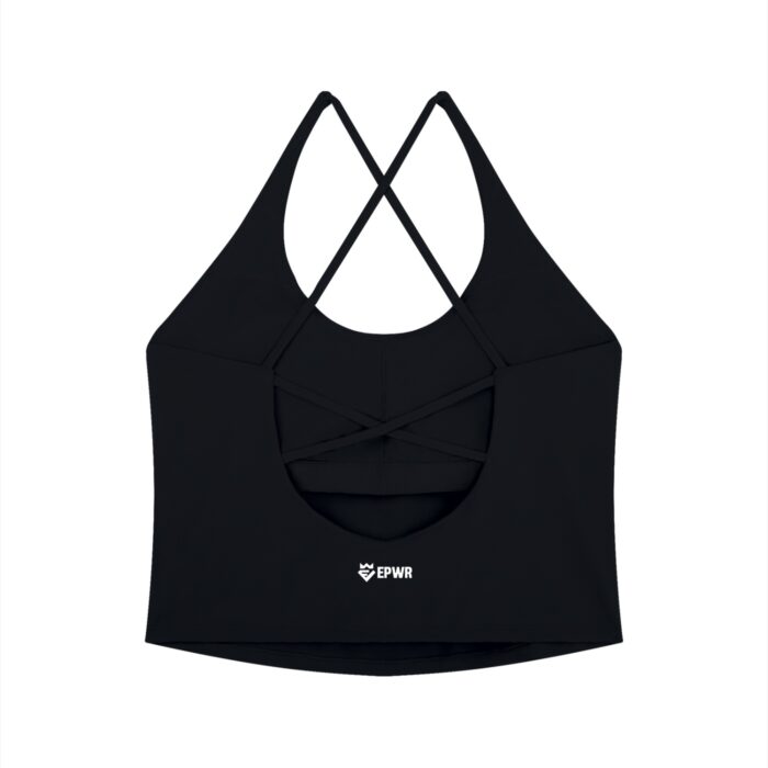 Strappy Back Crop Tank Top - Image 5