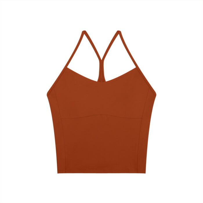 Y-Back Crop Tank Top