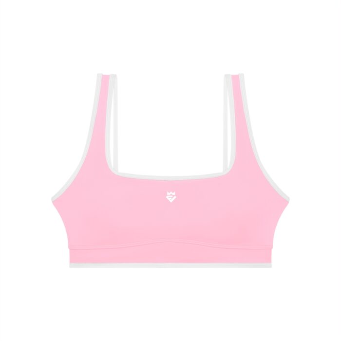 Contrast Trim Sports Bra - Image 6