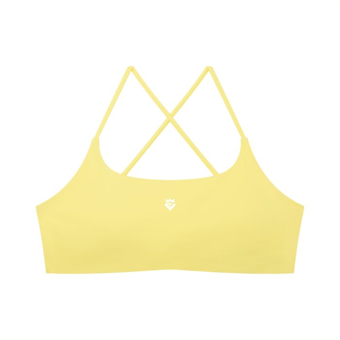 Strappy Back U-Neck Sports Bra - Image 5