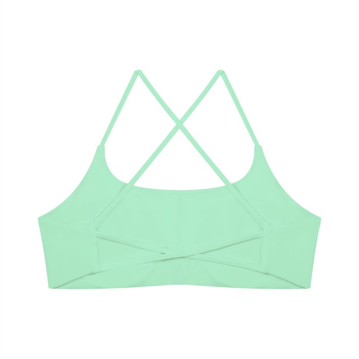Strappy Back U-Neck Sports Bra - Image 8