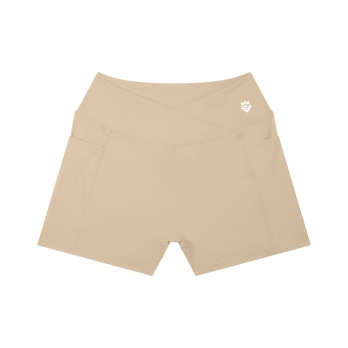 V-Waist Scrunch Shorts with Pockets - Image 9